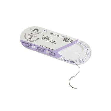 COATED VICRYL PLUS SUTURE - VIOLET (WITH NEEDLE)